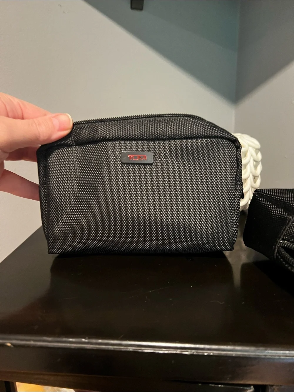 Set of Two Tumi Alpha Mini Amenity Case in Black
